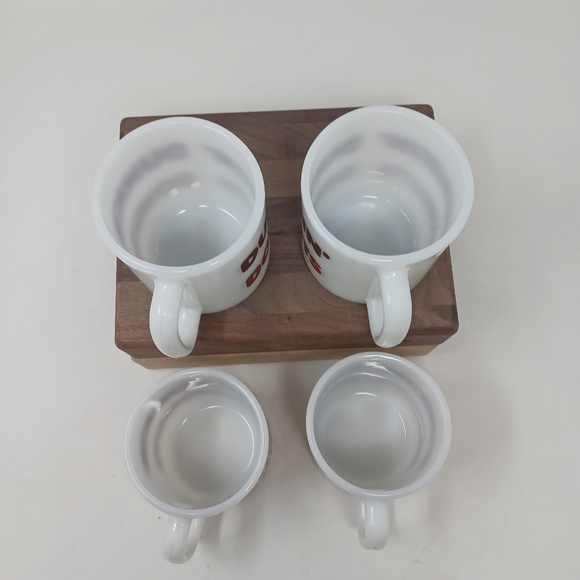 Vintage dunkin donuts coffee mugs set of 4 - Picture 6 of 10